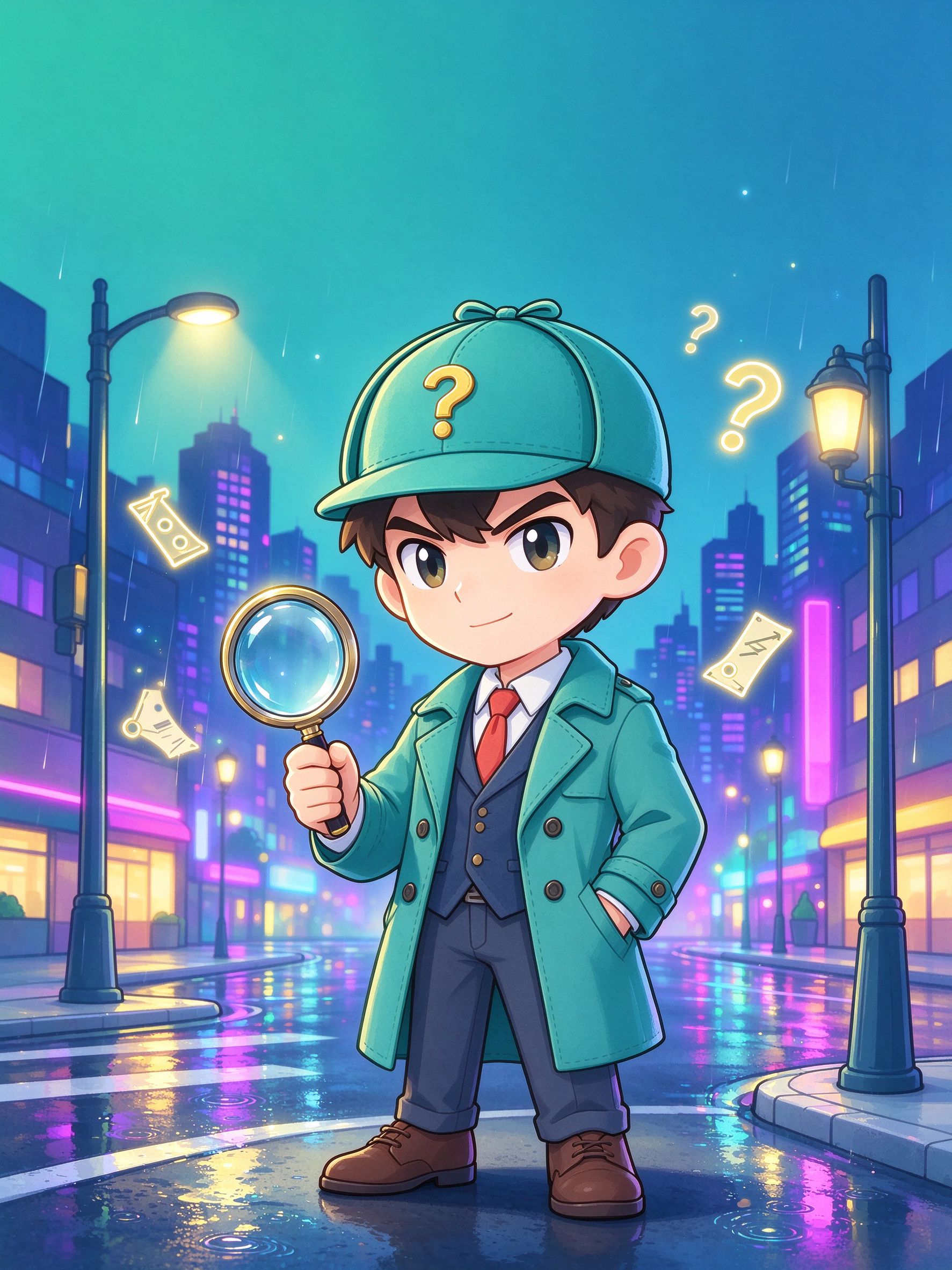 书单封面：悬疑推理夜
